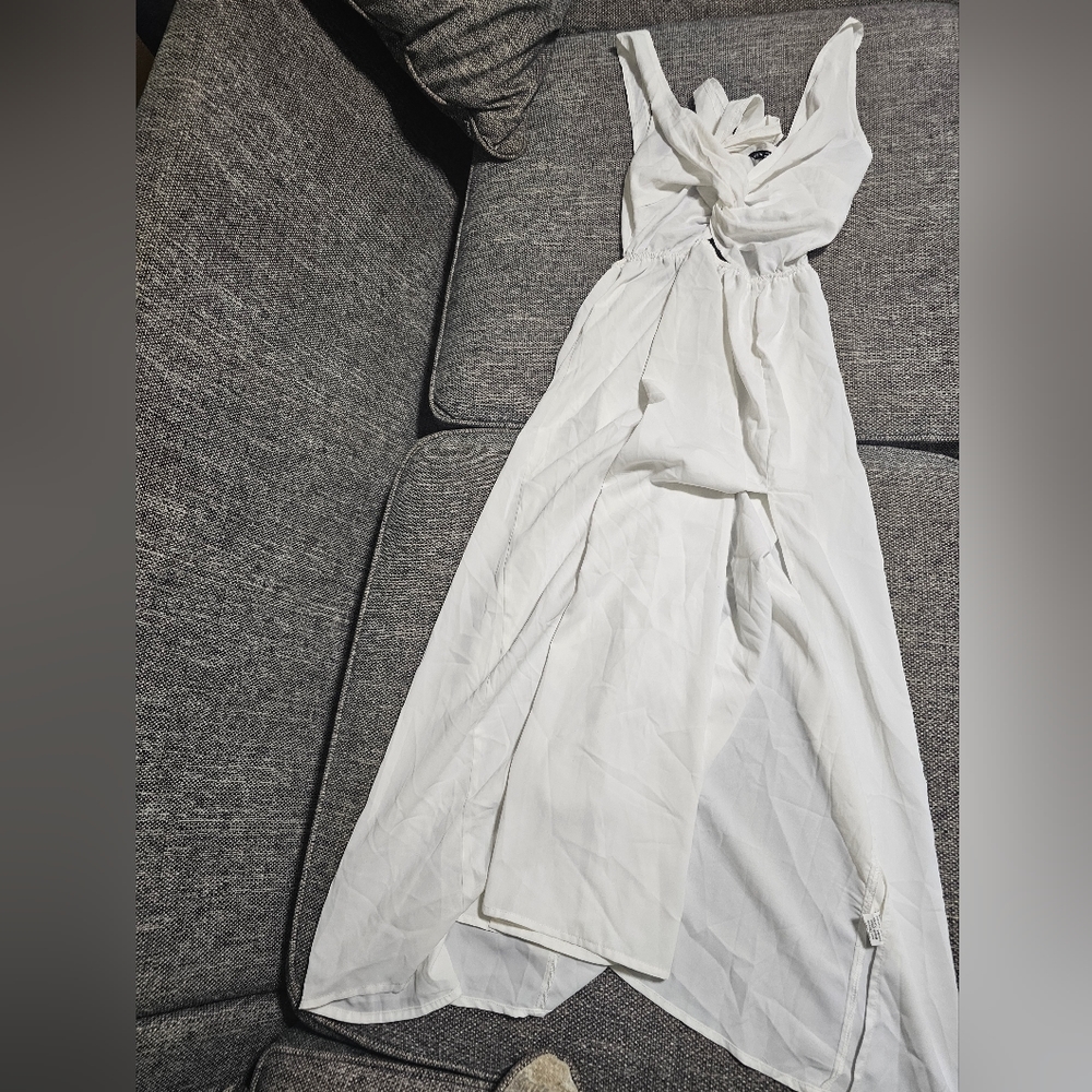 M White summer dress